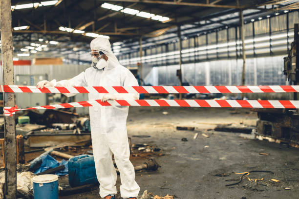 Professional Hoarding Cleanup technician working in Attica, MI